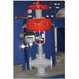 Pneumatic three way control valve