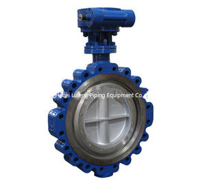 Worm Gear Actuated Flange Triple Eccentric Butterfly Valve