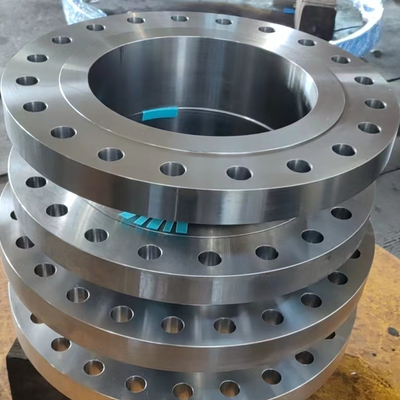 El duplex A182 de acero inoxidable F53 ASME B16.47 larged los rebordes del cuello de la soldadura del diámetro